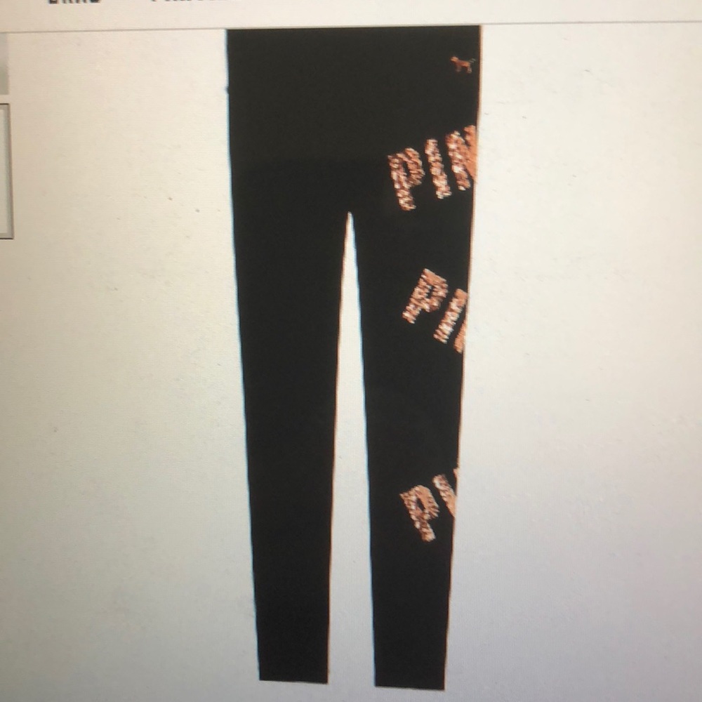 Bling cotton yoga legging NWT size L - Picture 2 of 5